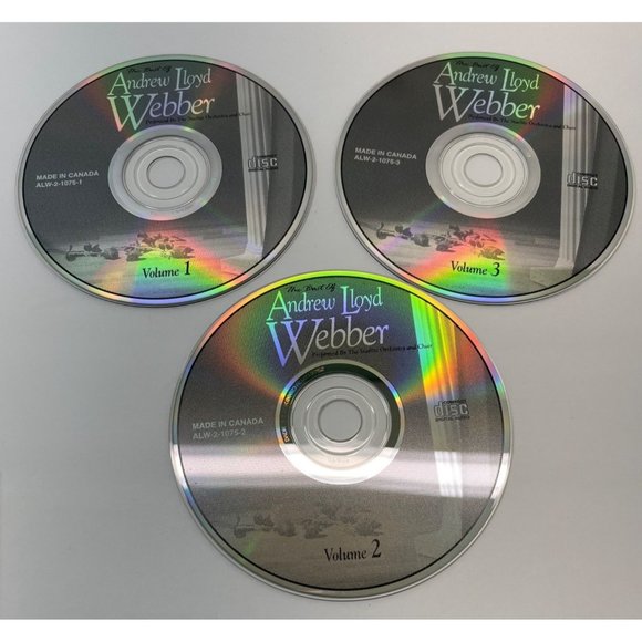 The Best of Andrew Lloyd Webber 3 Volume CD Set Soundtrack Musicals 30 Songs - Picture 2 of 9